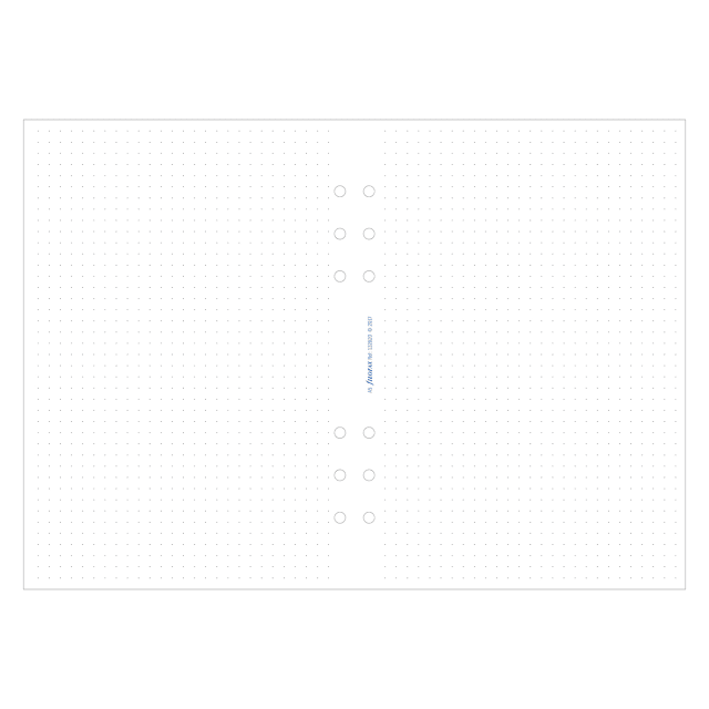 FILOFAX A5 REFILL WHITE DOTTED 30PK