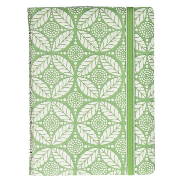 FILOFAX Pkt Impressions Notebook Green/White