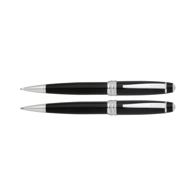 CROSS Bailey Black Lacquer Ballpoint + Pencil Set