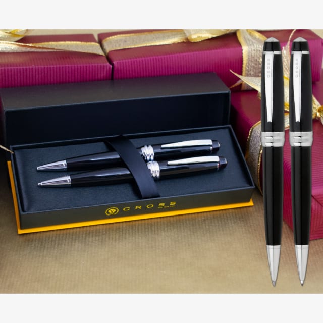 CROSS Bailey Chrome Ballpoint + Pencil Set