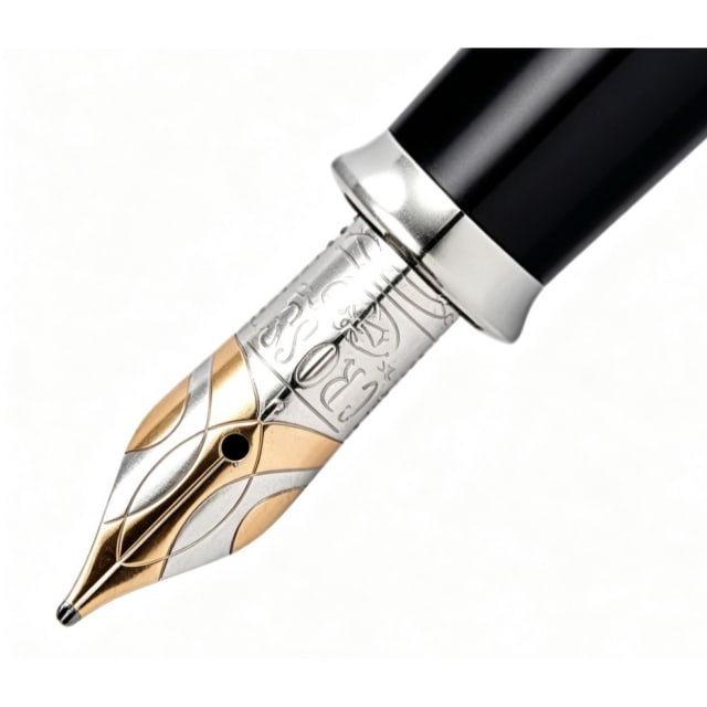 CROSS Ferrari Townsend Glossy Black Lacquer Fountain Pen, Medium Nib