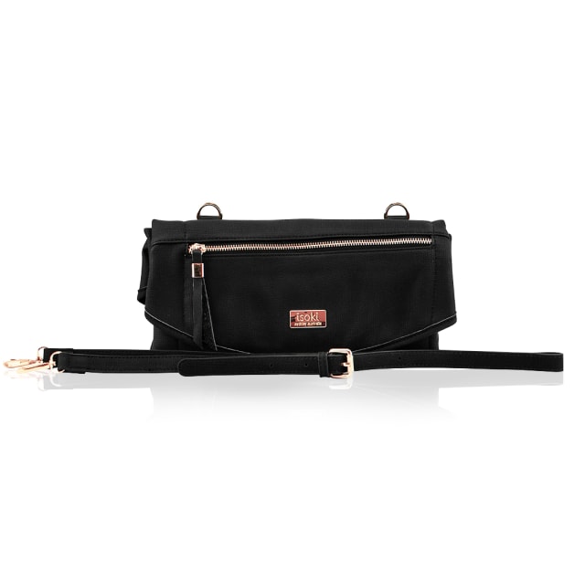 ISOKI CHANGE MAT CLUTCH ADELAIDE ROUND BLACK