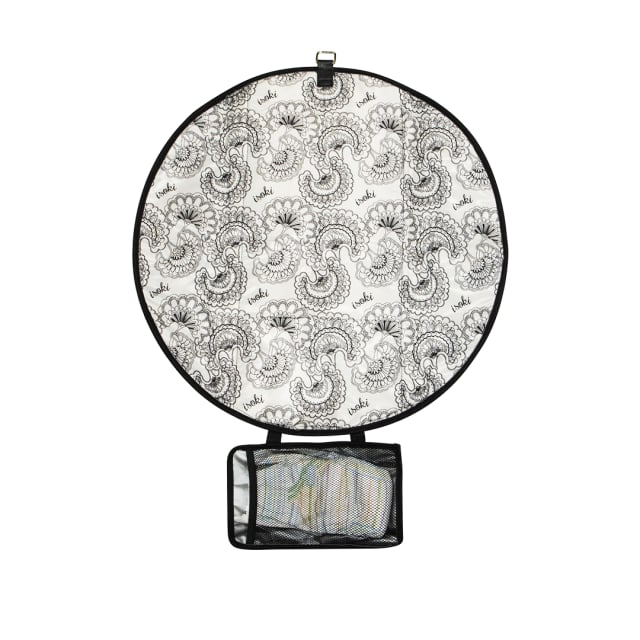 ISOKI CHANGE MAT CLUTCH ADELAIDE ROUND BLACK