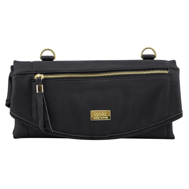 ISOKI CHANGE MAT CLUTCH ADELAIDE ROUND BLACK