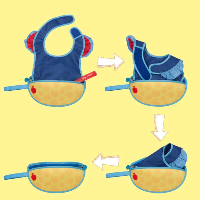 B.BOX Disney Snow White Travel Bib