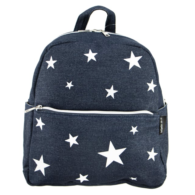 ISOKI TALYULA DENIM BACKPACK - SILVER STARS