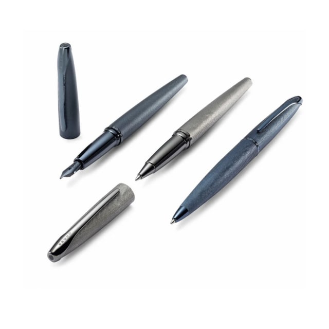 CROSS ATX SANDBLAST DARK BLUE ROLLERBALL PEN
