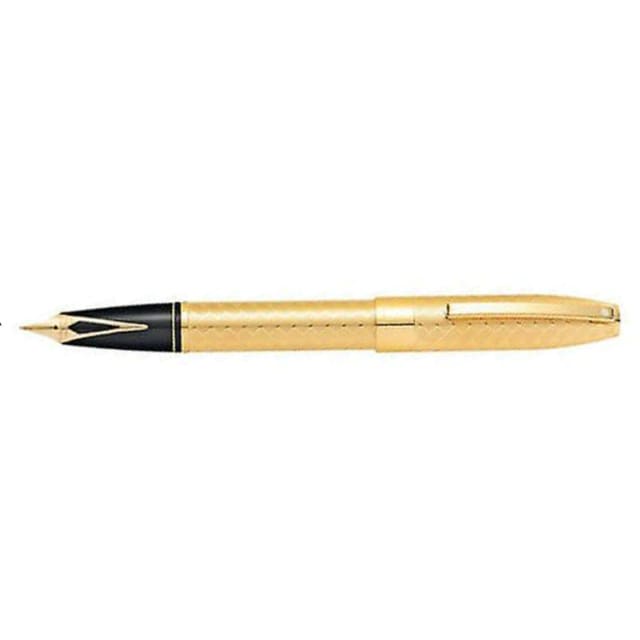 SHEAFFER Legacy 23K Gold Chevron Pattern Medium Fountain Pen