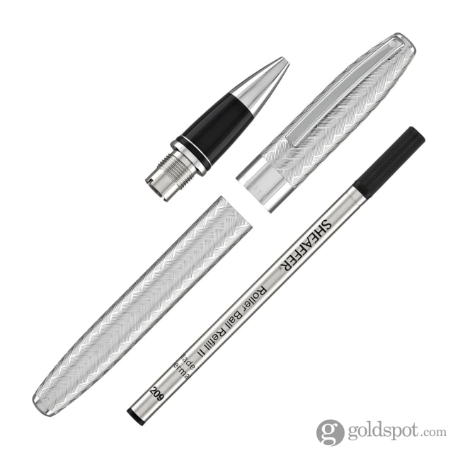 SHEAFFER Legacy HP Chrome Chevron Pattern Rollerball Pen