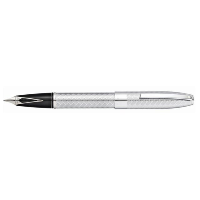 SHEAFFER Legacy HP Chrome Chevron Pattern Medium Fountain Pen