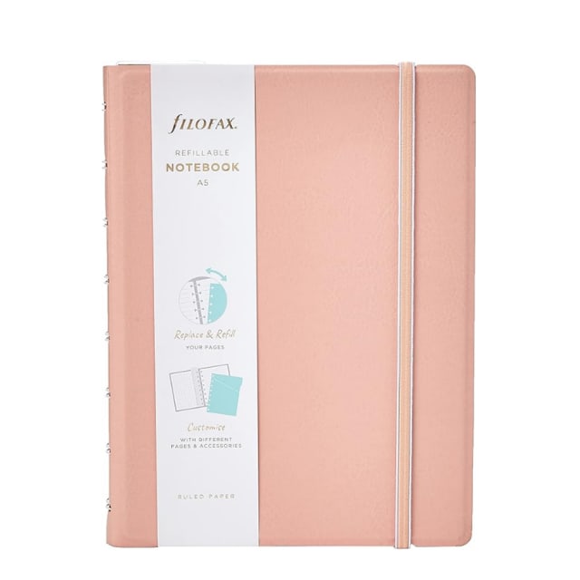 FILOFAX A5 Pastel Notebook Ruled Peach