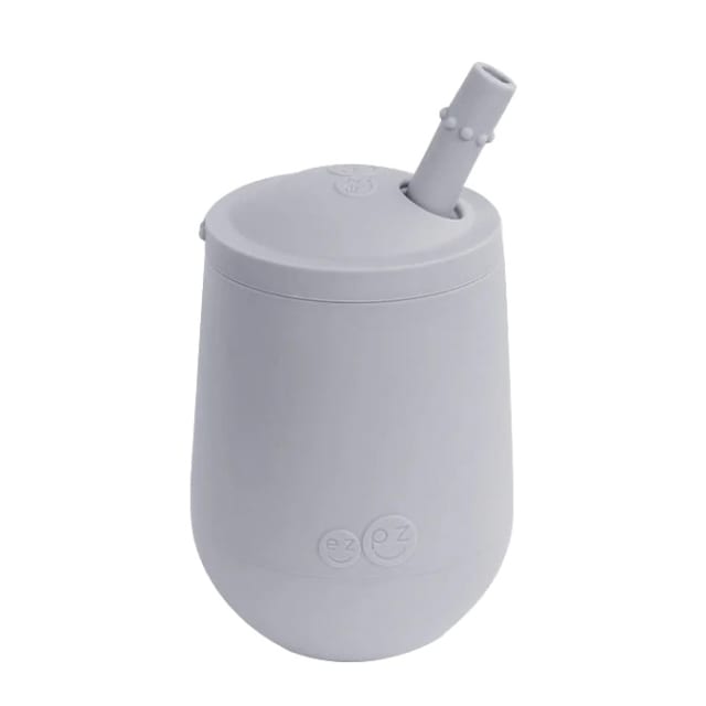 EZPZ Mini Cup + Straw Pewter