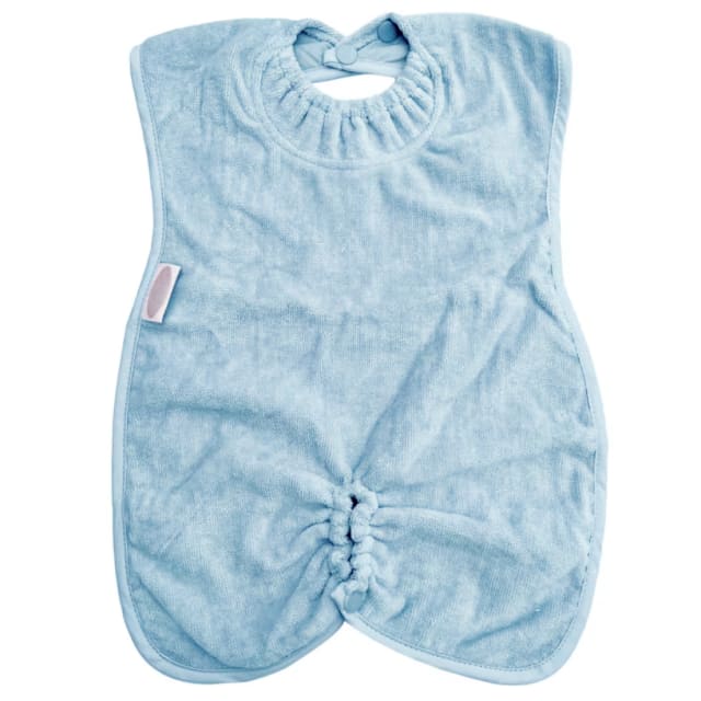 SILLY BILLYZ TOWEL HIGHCHAIR HUGR BIB DUSTY BLUE