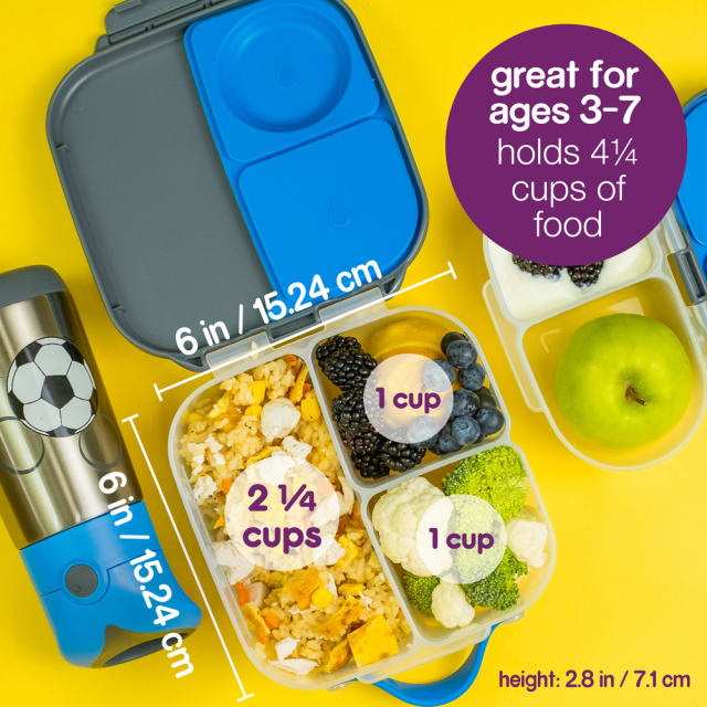 Mini Blue Box B.BOX Mini LunchBox Blue Slate
