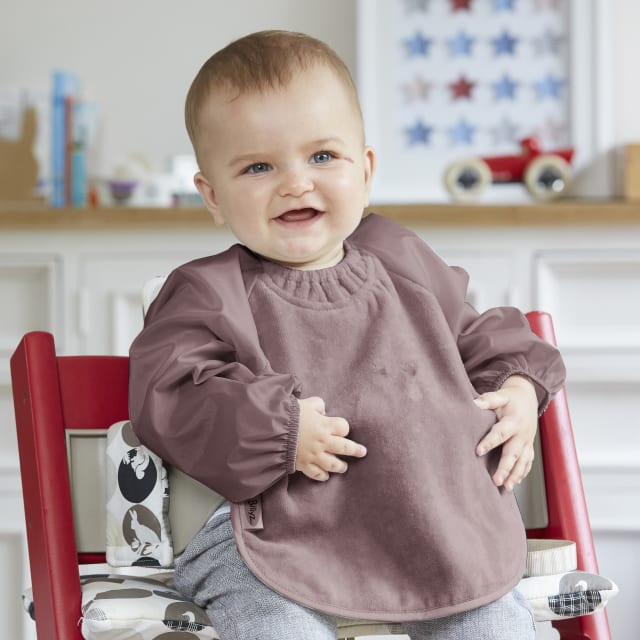 SILLY BILLYZ TOWEL SMALL L/S BIB MOROCCO