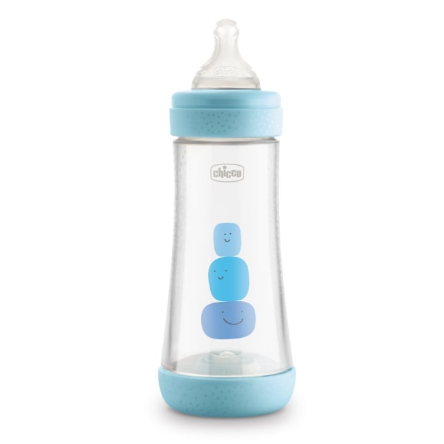 CHICCO Bottle: Perfect5 Sil 300ml 4m+ Fast Blue
