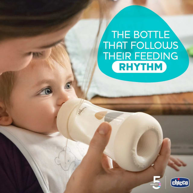 CHICCO Bottle: Perfect5 Sil 300ml 4m+ Fast Natl