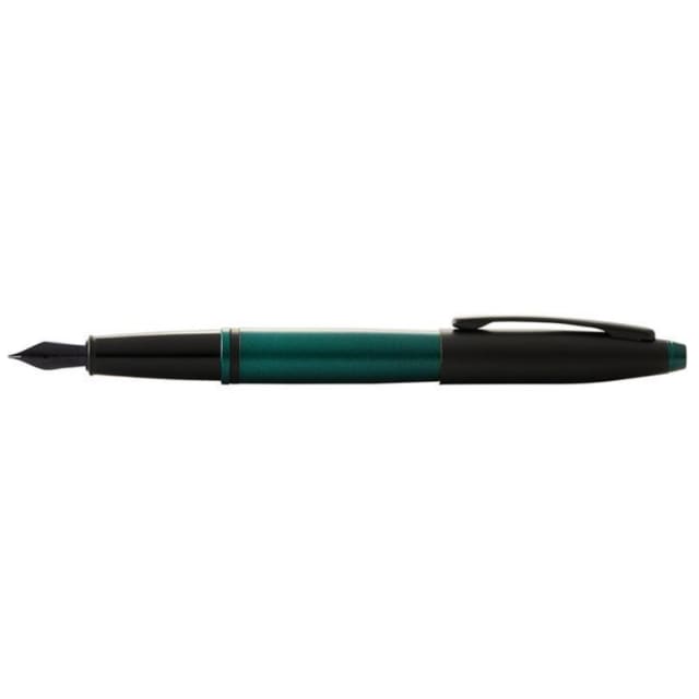 CROSS Calais Matte Green/Black Fountain Pen, Medium Nib
