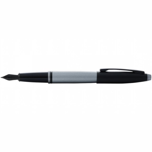 CROSS Calais Matte Grey/Black Fountain Pen, Fine Nib