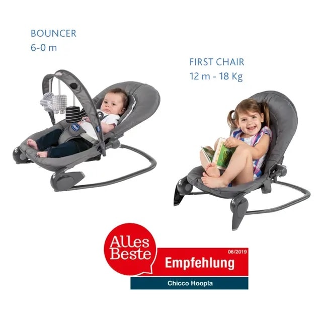 CHICCO Rocker: Hoopla Rocker - Moon Grey