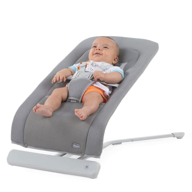 CHICCO Rocker: RhythmnSound Bouncer - Cool Grey