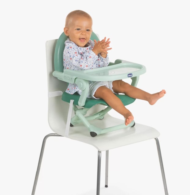 CHICCO Booster Seat: Pocket Snack - Sage