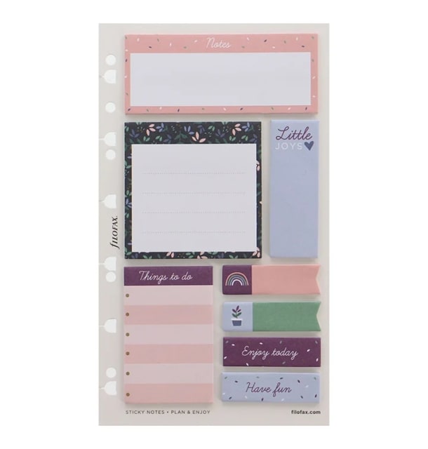 Filofax Sticky Notes Garden