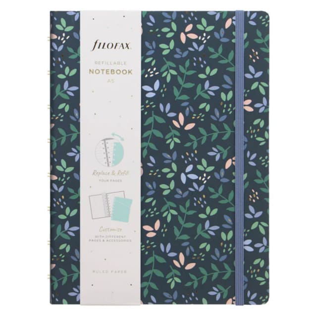 FILOFAX A5 Notebook Garden Dusk