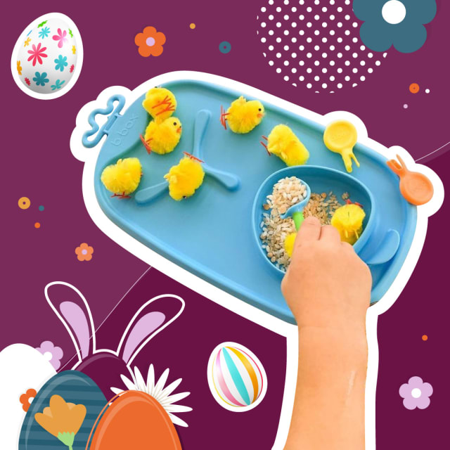 B.BOX Roll + Go Mealtime Mats Ocean Breeze