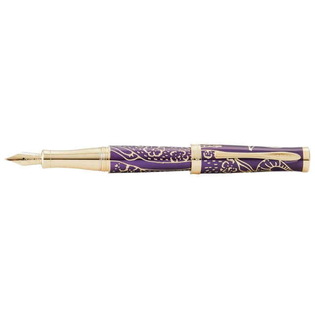 CROSS Year ot Ox Townsend Plum Lacquer/23ct Fountain Pen, Fine Nib