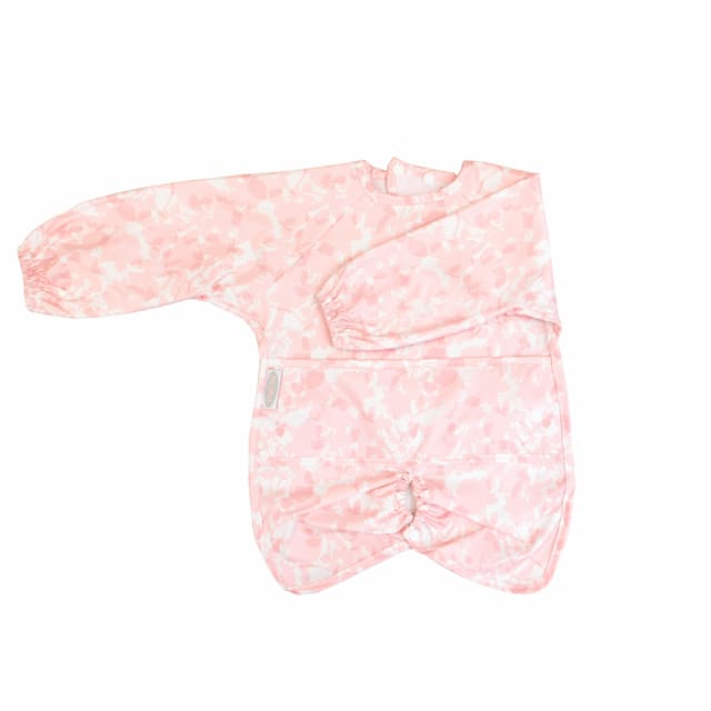 SILLY BILLYZ NYLON HIGHCHAIR HUGR L/S BIB ROSES