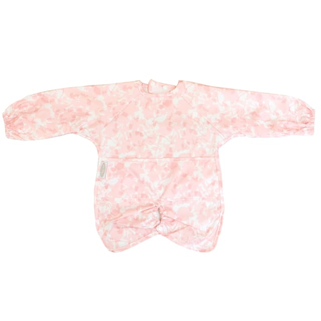 SILLY BILLYZ NYLON HIGHCHAIR HUGR L/S BIB ROSES