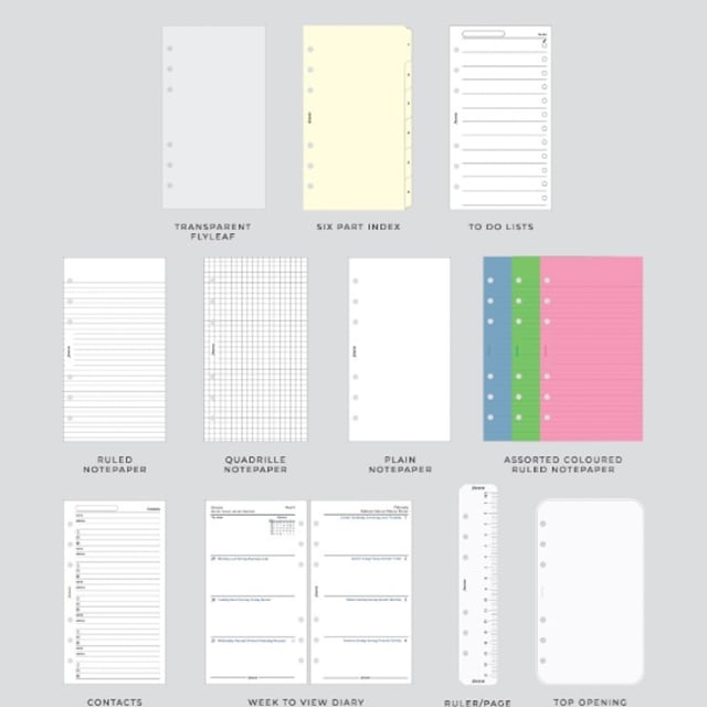 FILOFAX Personal The Original Organiser Duck Egg Blue