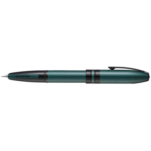 Sheaffer® ICON Metallic Green with Glossy Black PVD Trim Fine Fountain Pen