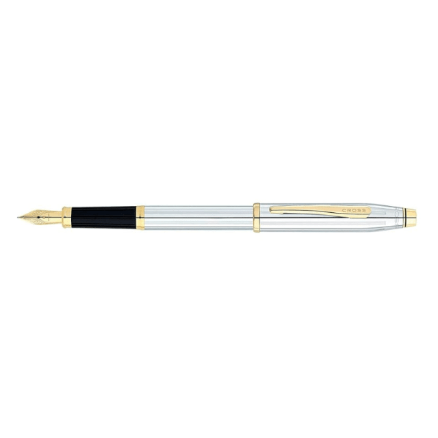 CROSS Century II Sterling Silver Fountain Pen with 18ct Fine Nib