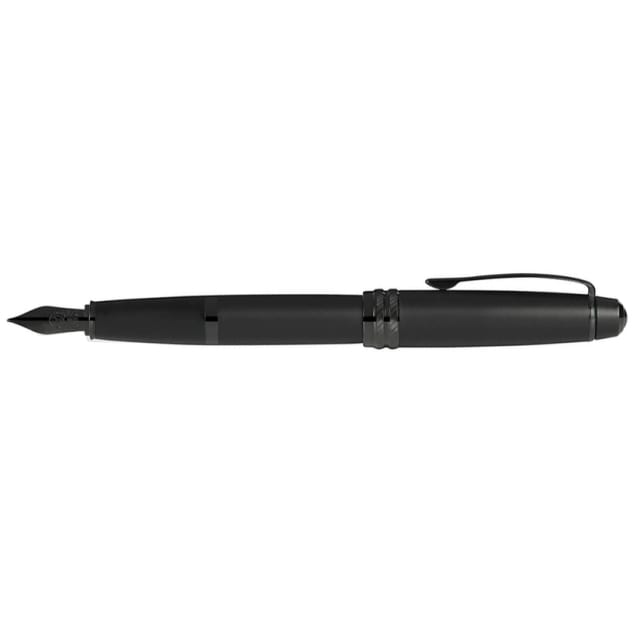 CROSS Bailey Matte Black Fountain Pen with Black Mediium Nib