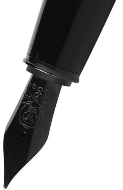 CROSS Bailey Matte Grey Fountain Pen with Black Xtra Fine Nib