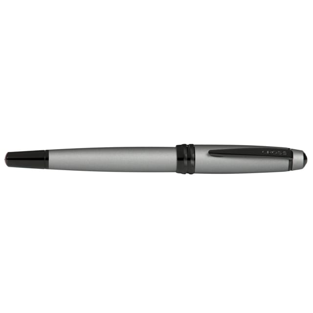 CROSS Bailey Matte Grey Fountain Pen with Black Fine Nib