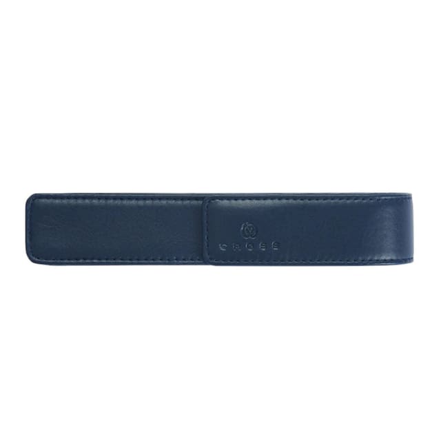 CROSS Pen Pouch Leather Single Magnetic Classic Blue