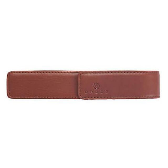 CROSS Pen Pouch Leather Single Magnetic Classic Brown