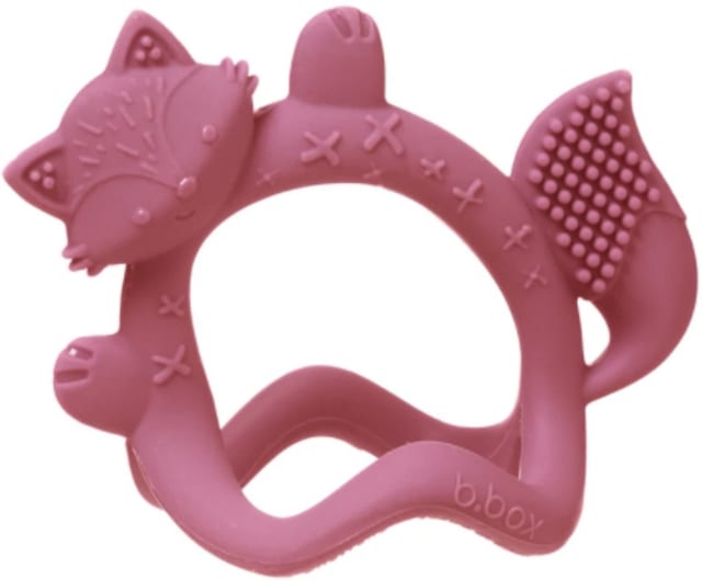 B.BOX Wrist Teether - Blush Fox