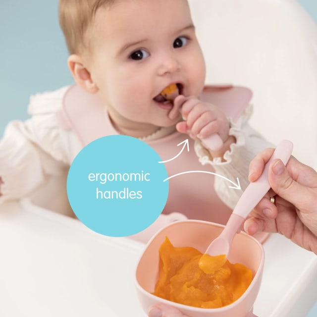 Bbox Weaning Cutlery Trio Blush