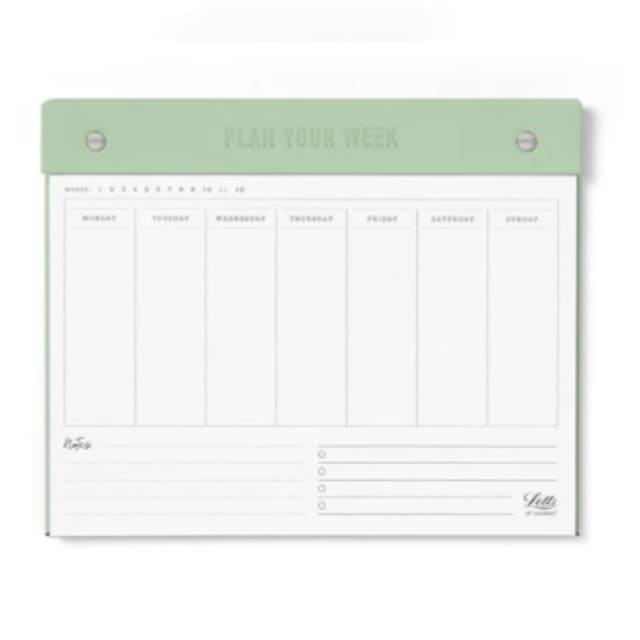 Conscious Undated Weekly Notepad Sage