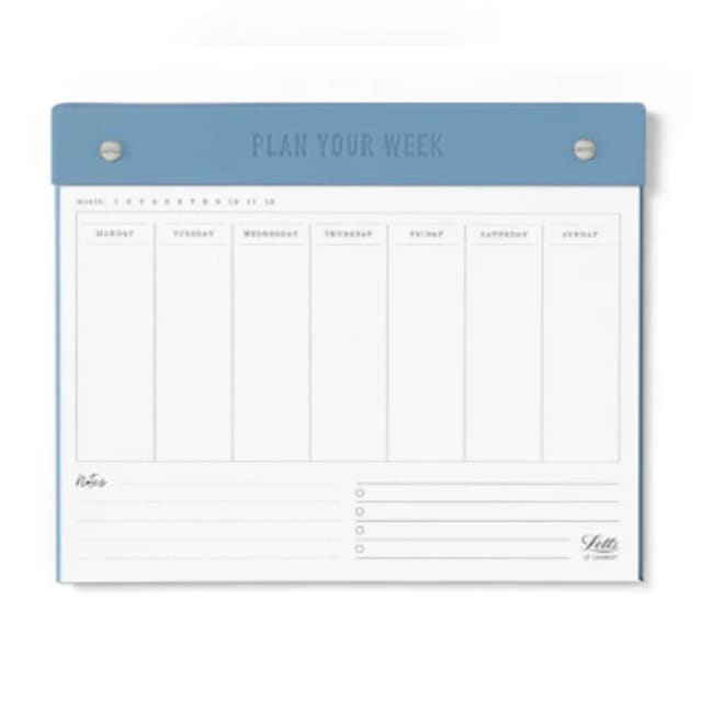 LETTS Conscious Undated WklyNotepad Ocean