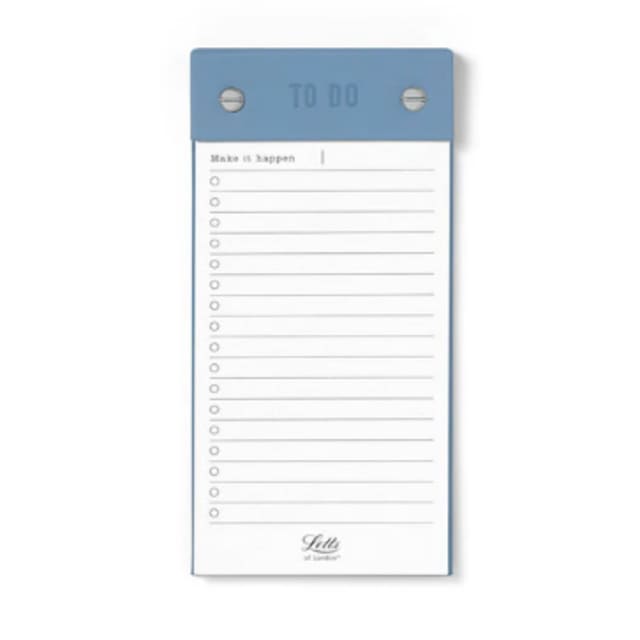 LETTS Conscious To Do Notepad Ocean