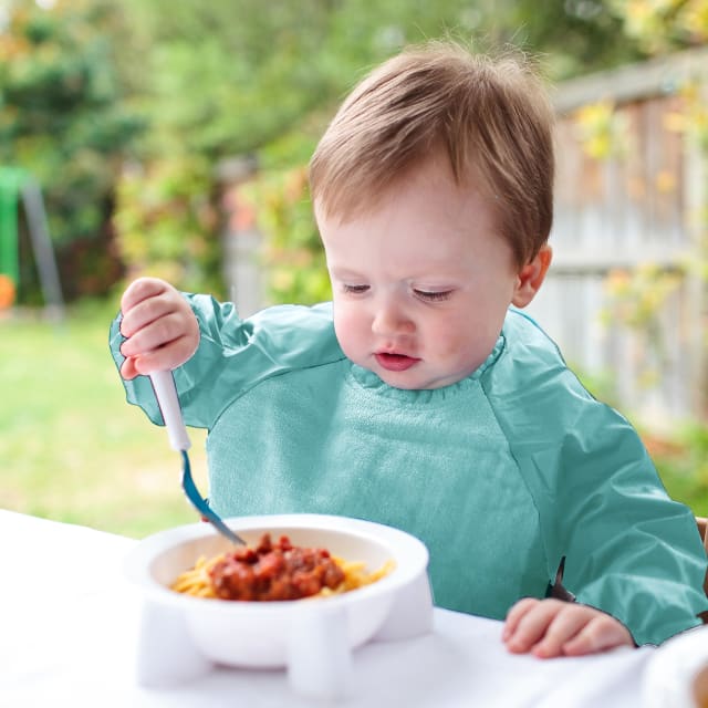 SILLY BILLYZ TOWEL SMALL L/S BIB MAITAI BAY