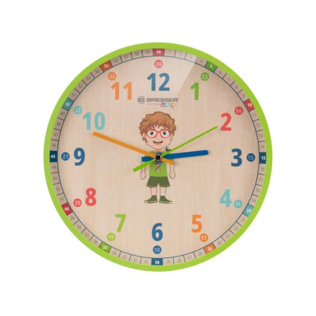 BRESSER Childrens Wall Clock - Lukas