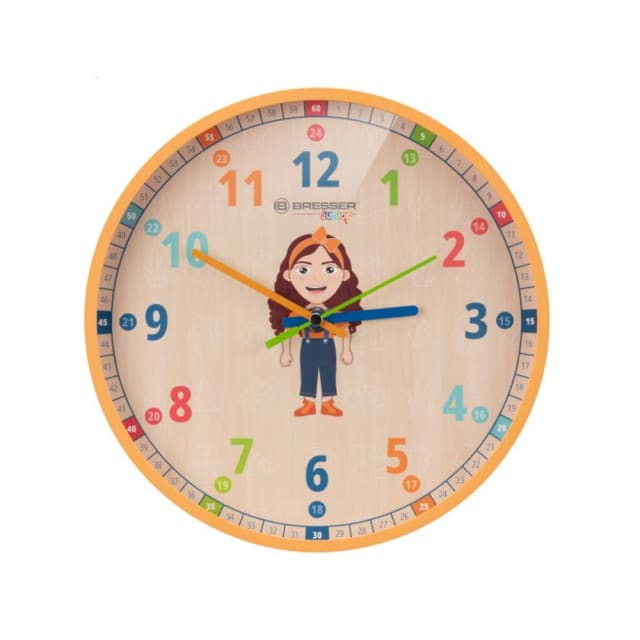 BRESSER Childrens Wall Clock - Luna