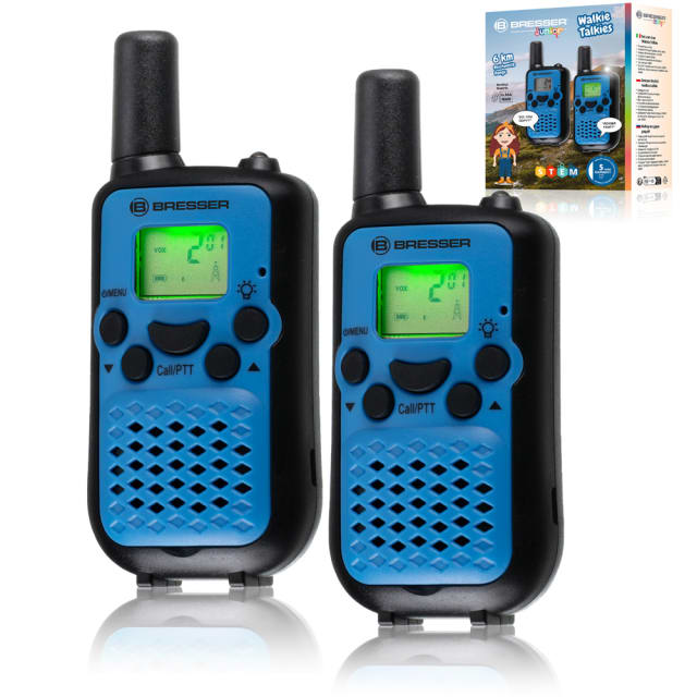 BRESSER Walkie Talkie rechargeable - Blue