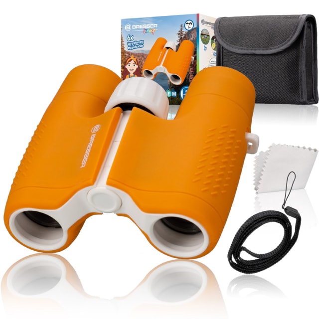 BRESSER 6x21 Childrens Binoculars - Orange
